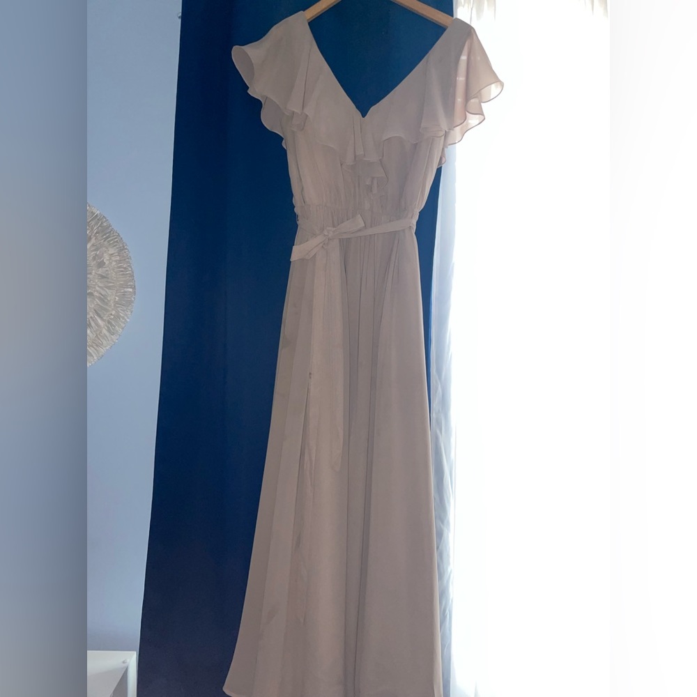 Taupe Bridesmaid Dress, JJ’s House